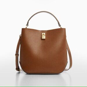 Mango Shopper Bag with Padlock